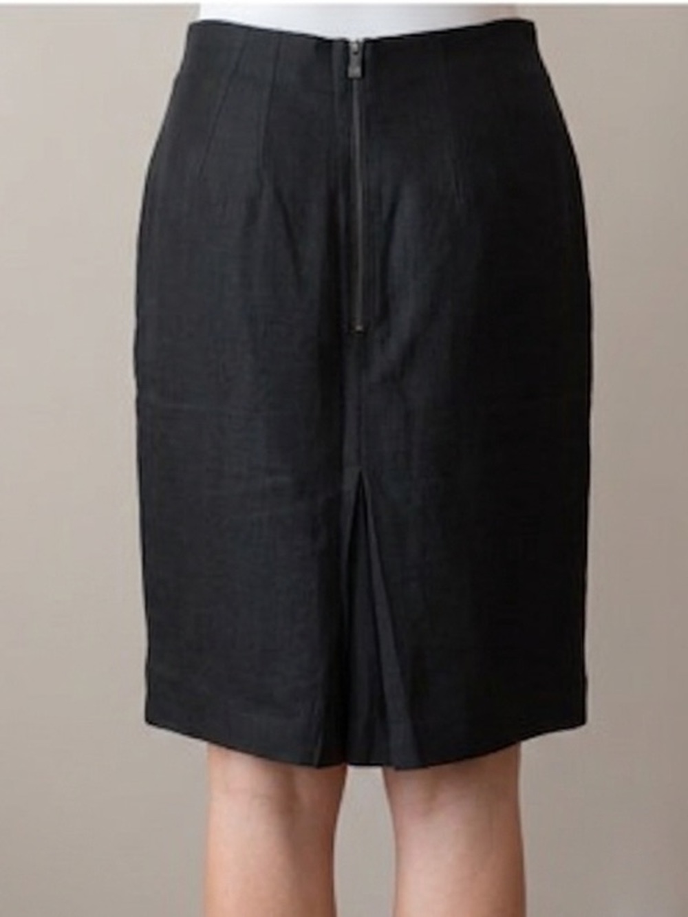 Ann Taylor Back Pleat Pencil Skirt